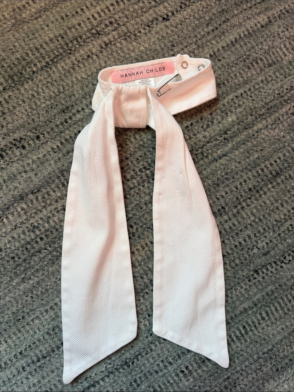 Hannah Childs Lifestyle Pre-Tied Stock Tie with pin